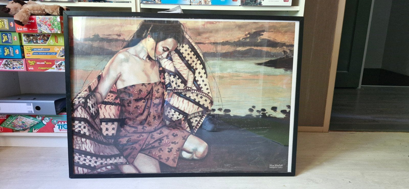 Schilderij te koop., Ophalen