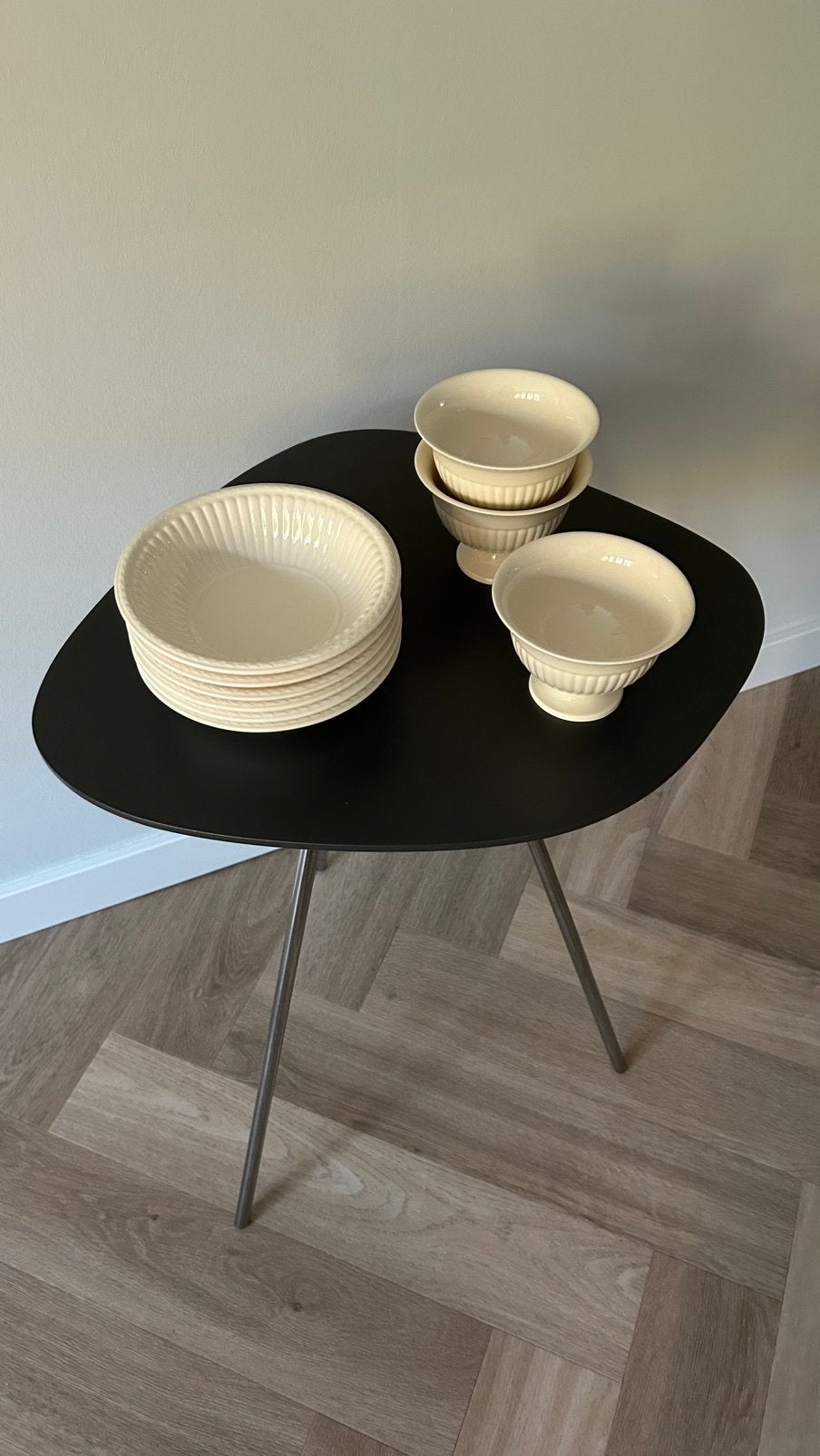 Zgan 6 schaaltjes Wedgwood Edme Plain - puntgaaf, Ophalen, Klassiek, Nieuw, Schaal of Schalen