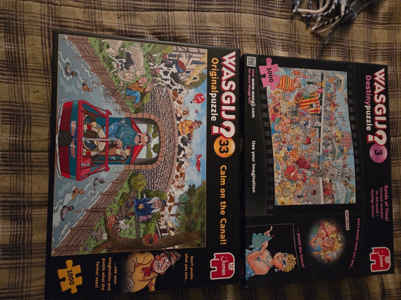 wasgij puzzels, Ophalen, 500 t/m 1500 stukjes, Gebruikt