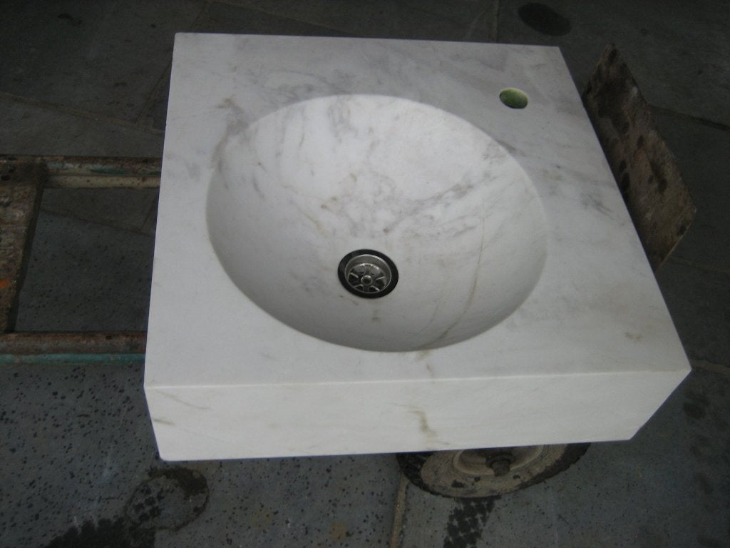 oude marmeren waskommen,wasbakken, Ophalen, Gebruikt, 50 tot 100 cm, Minder dan 100 cm