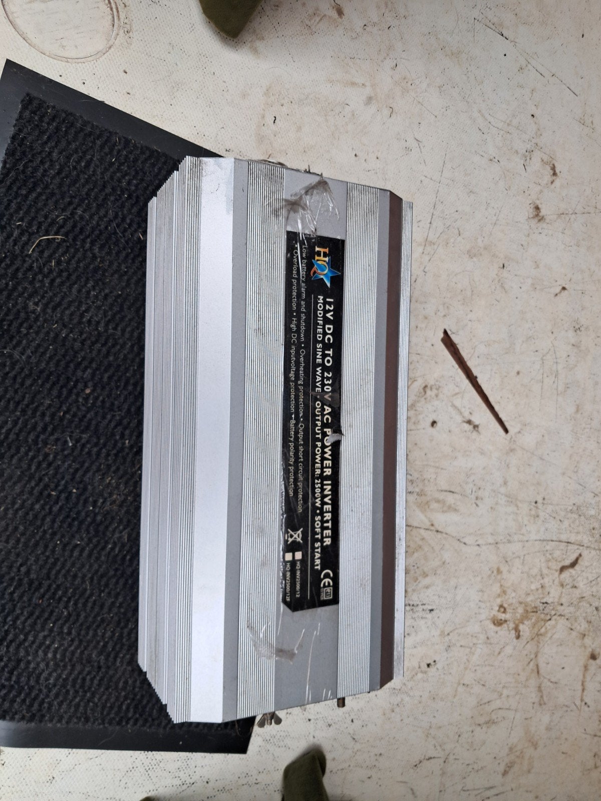 12V DC naar 220V AC Omvormer - 2500W Power Inverter, Ophalen of Verzenden, Gebruikt