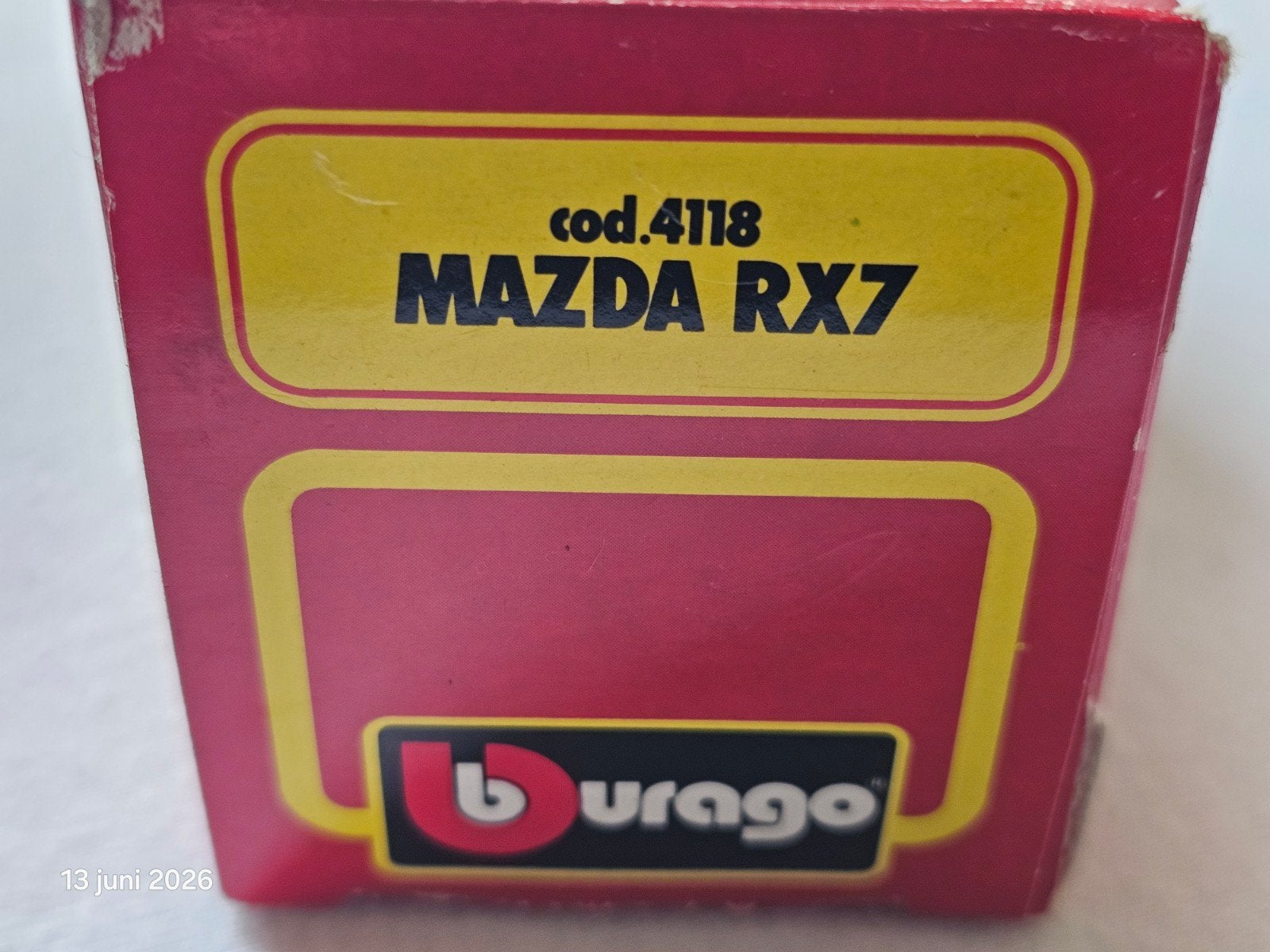 Mazda RX7 1/43 Bburago - Zeldzaam Nieuw in Doos, Ophalen of Verzenden, Nieuw, Auto, Overige merken