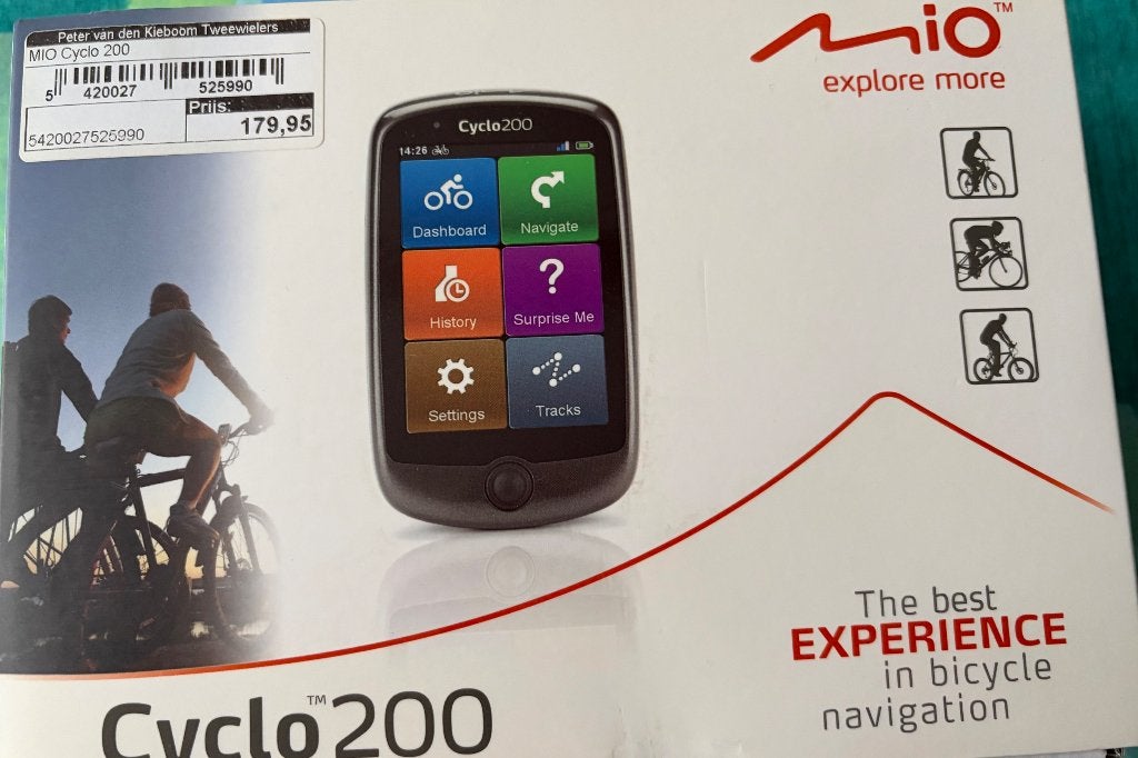 Cyclo 200 fietsnavigatie incl. Accessoires, Fietsen en Brommers, Fietsaccessoires | Fietscomputers, Ophalen of Verzenden, Zo goed als nieuw