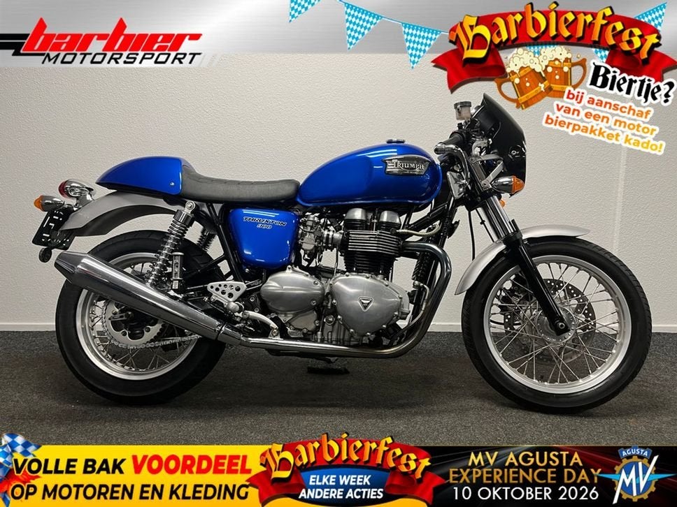 ⭐️⭐️Triumph THRUXTON 900 (bj 2005)⭐️⭐️, 2 cilinders, Motorrijbewijs A, Bedrijf, Meer dan 35 kW