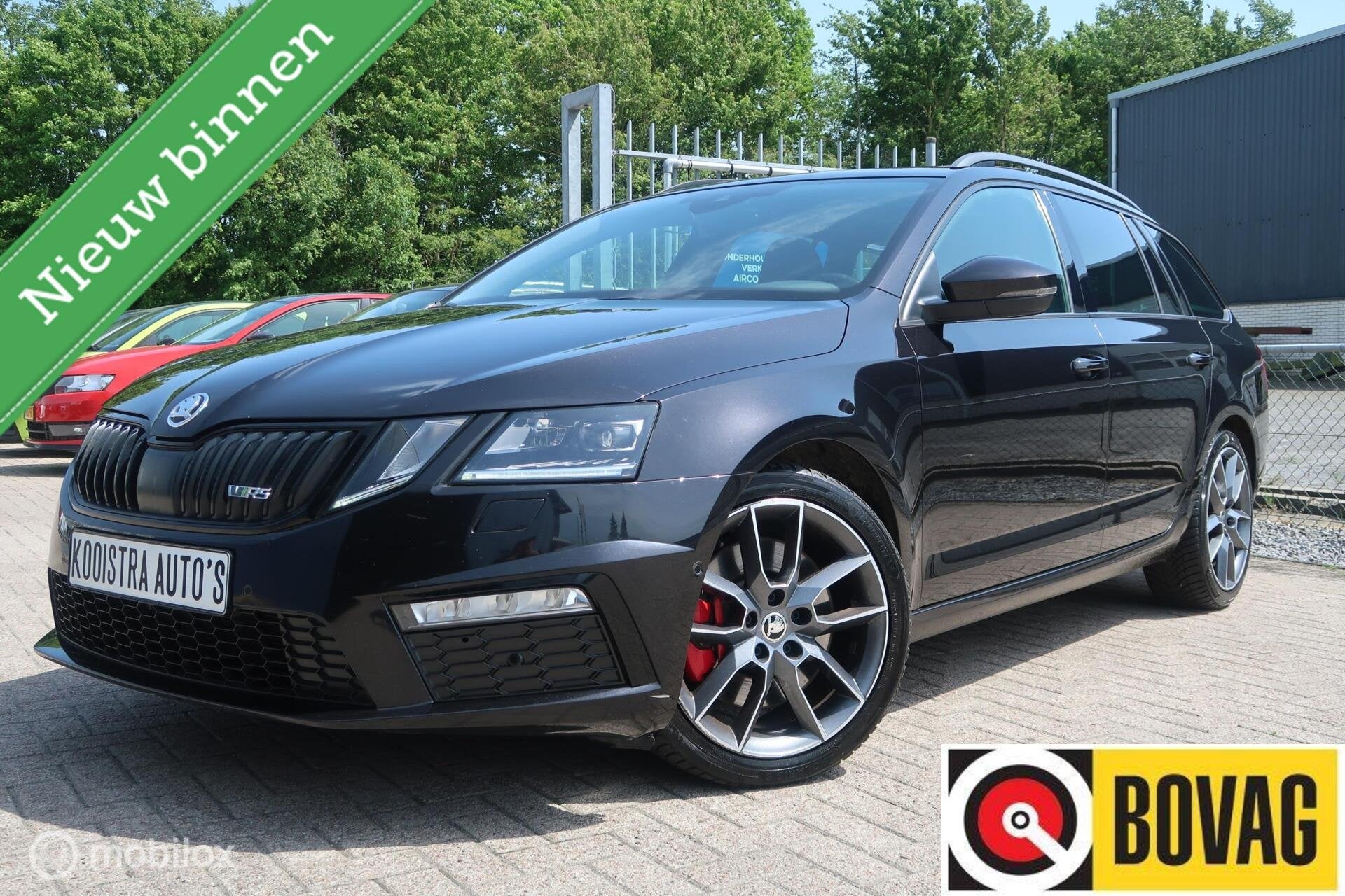 Skoda Octavia Combi 2.0 TSI RS 245 PANODAK,CANTON AUDIO,ACC, Auto's, Skoda, Stof, Gebruikt, Zwart, 4 cilinders
