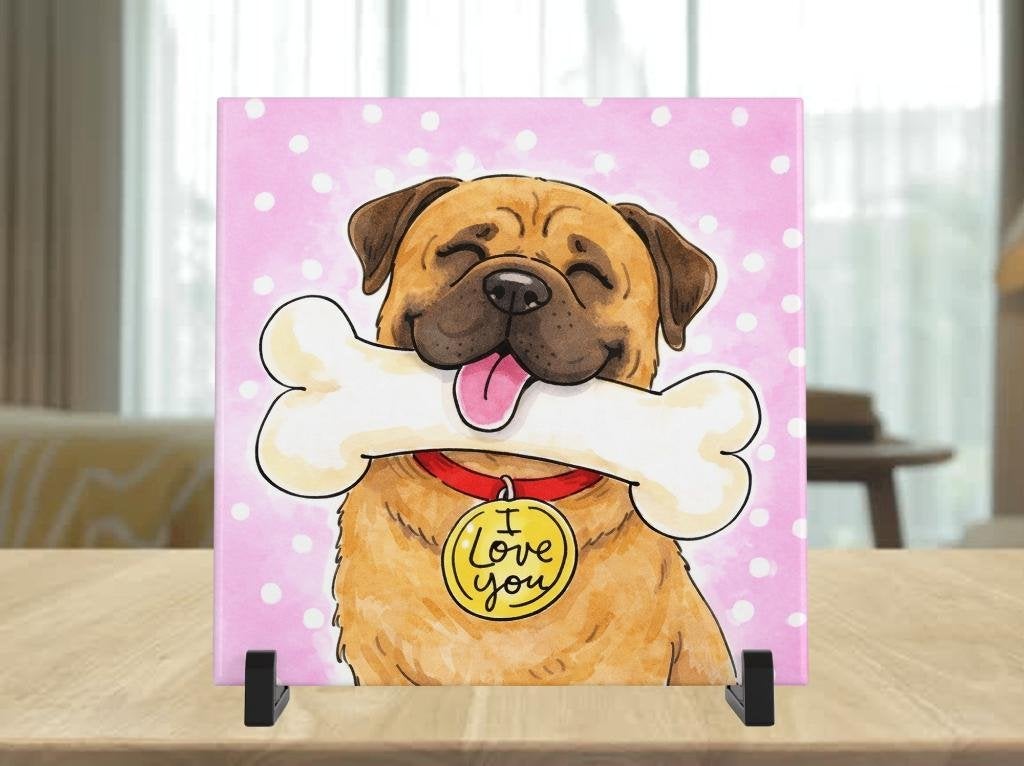 Bullmastiff Tegel - Blond Stijl, Verzenden, Nieuw