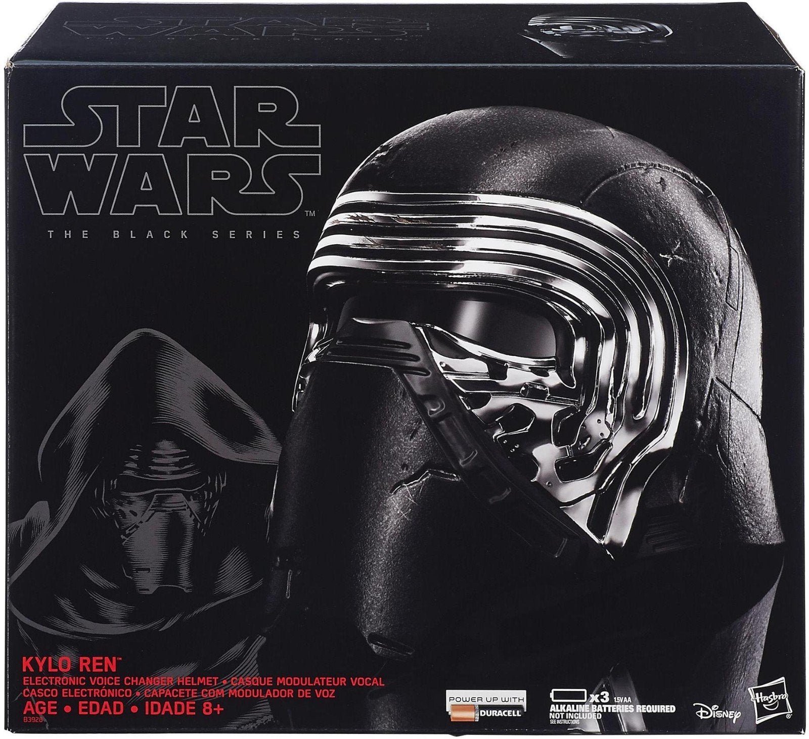 Star Wars The Black Series Kylo Ren Electronic Helm, Verzamelen, Ophalen of Verzenden, Zo goed als nieuw, Replica