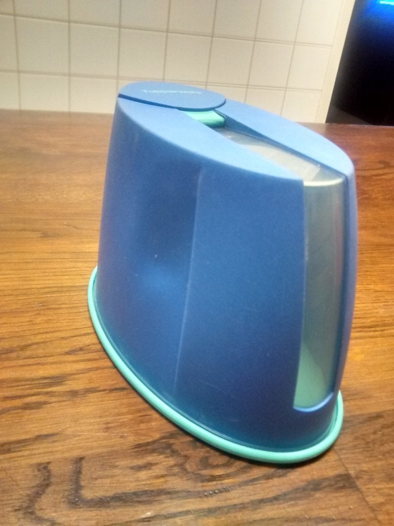 Tupperware voorraadpot, Huis en Inrichting, Blauw, Nieuw, Ophalen of Verzenden, Met deksel