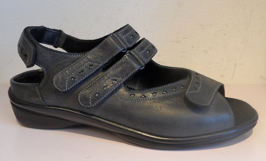 Durea zwart- grijze sandalen maat 38, Kleding | Dames, Schoenen, Thomas Edisonweg 1, 5151 DH Drunen, Zwart, Nieuw, Info@durea.nl