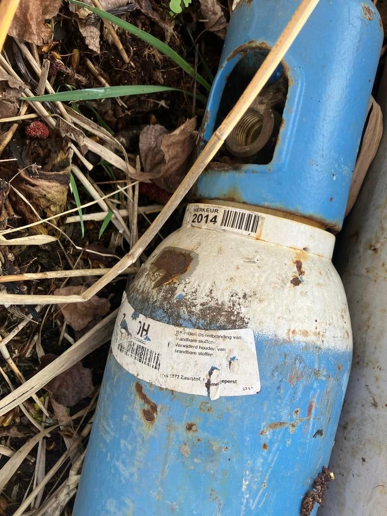 Zuurstof Flessen, Doe-het-zelf en Verbouw, Gereedschap | Lasapparaten, Ophalen, Overige typen, Air Liquide, Na@example.com