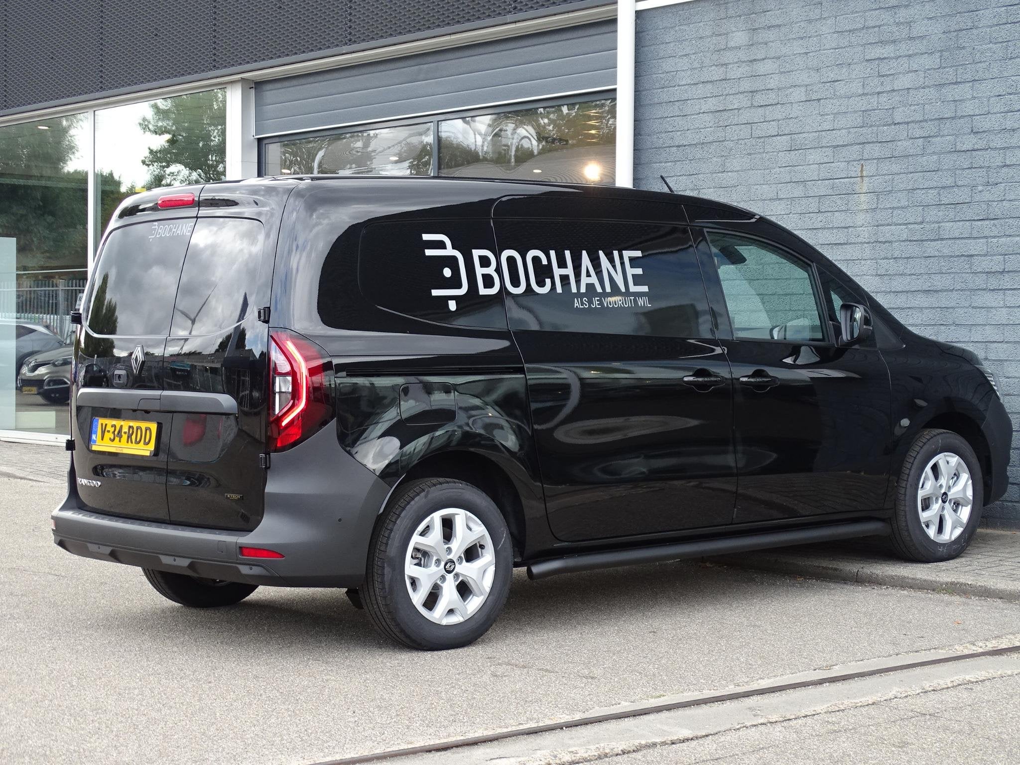 Renault Kangoo E-Tech Extra L2 44 kWh 16 INCH LICHTMETALEN V, Auto's, Stof, Met garantie (alle), Renault, Origineel Nederlands