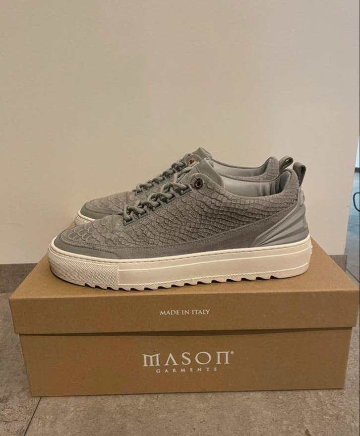 Mason Garments Firenze - Nubuck Grey - Maat 41, Ophalen of Verzenden, Nieuw, Overige kleuren, Sneakers of Gympen