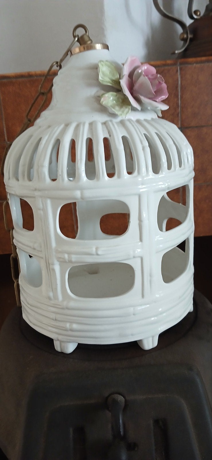 vogelkooi porselein, Dieren en Toebehoren, Ophalen, Kooi-accessoires