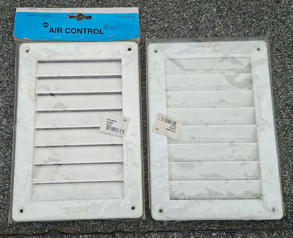 Ventilatierooster / schoepenrooster, Doe-het-zelf en Verbouw, Ophalen of Verzenden, Nieuw, Ventilator