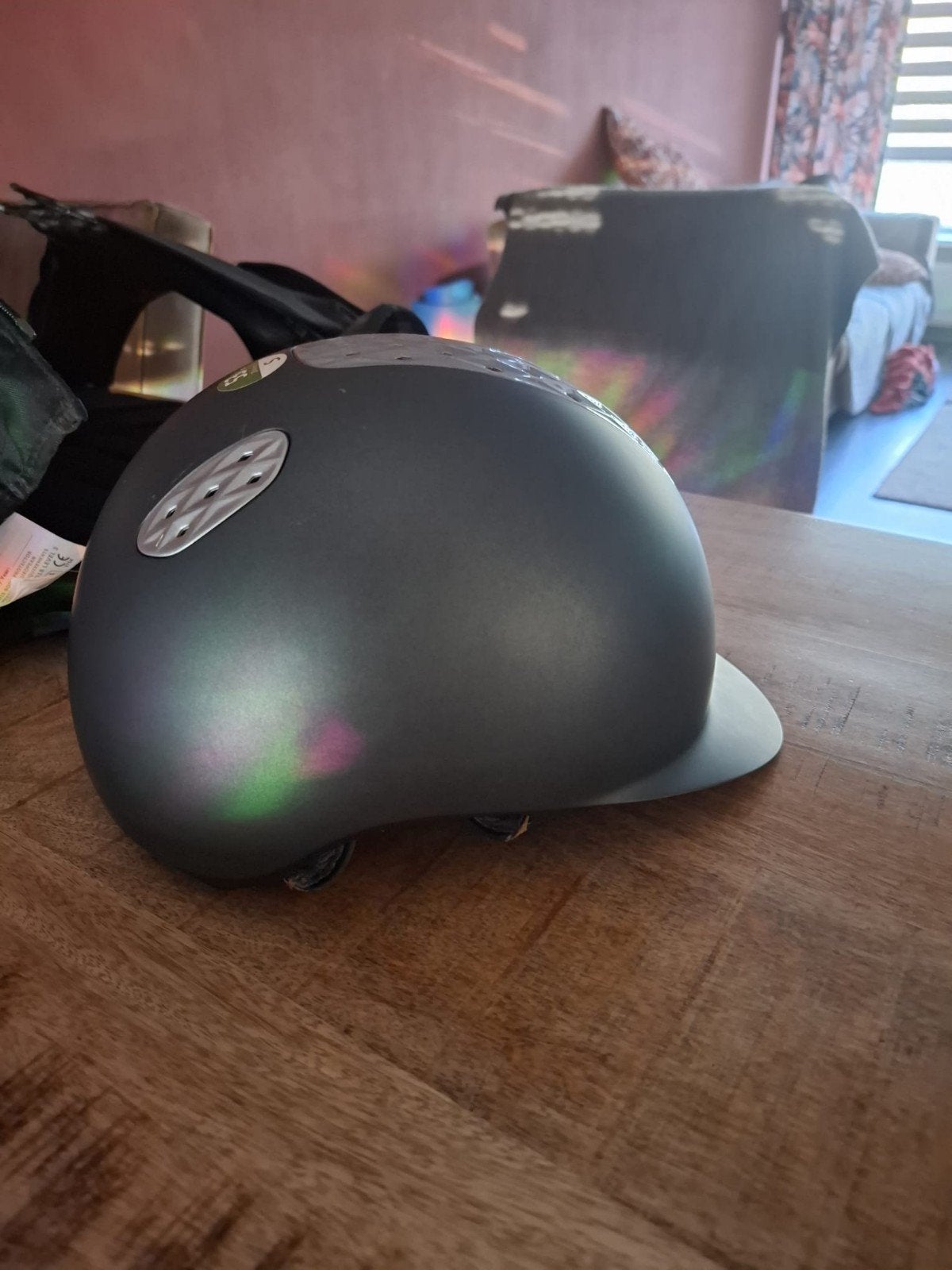 Paardrij cap maat S   53 cm, Dieren en Toebehoren, Kinderen, Ophalen of Verzenden, Zo goed als nieuw, Rijhelm/cap