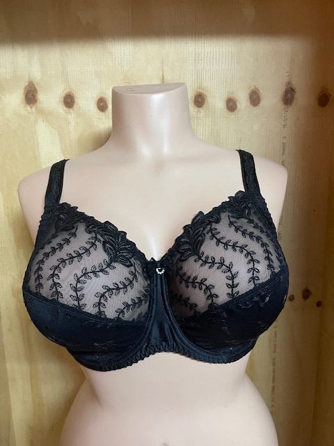 Louisa bracq bh Maat 90b- 95b-100c- 100e- 70g- 75h- 90i, Verzenden, Zwart, BH