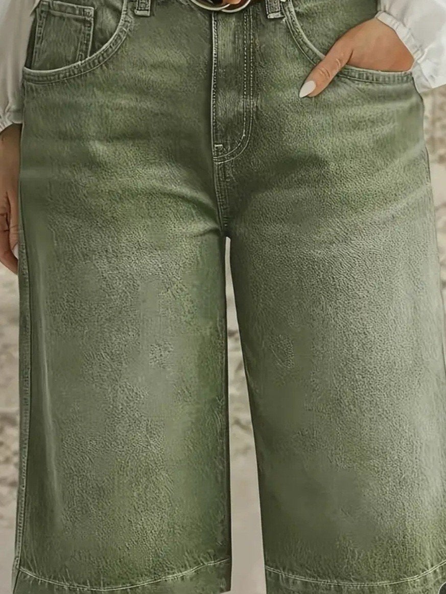 Groene korte broek, maat M, Kleding | Dames, Broeken en Pantalons, Maat 38/40 (M), Kort, Verzenden, Onbekend