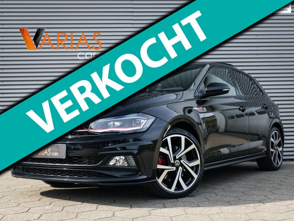 Volkswagen Polo 2.0 TSI GTI Pano Camera Virtual Navi Cruise, Auto's, Stof, Gebruikt, Zwart, 4 cilinders