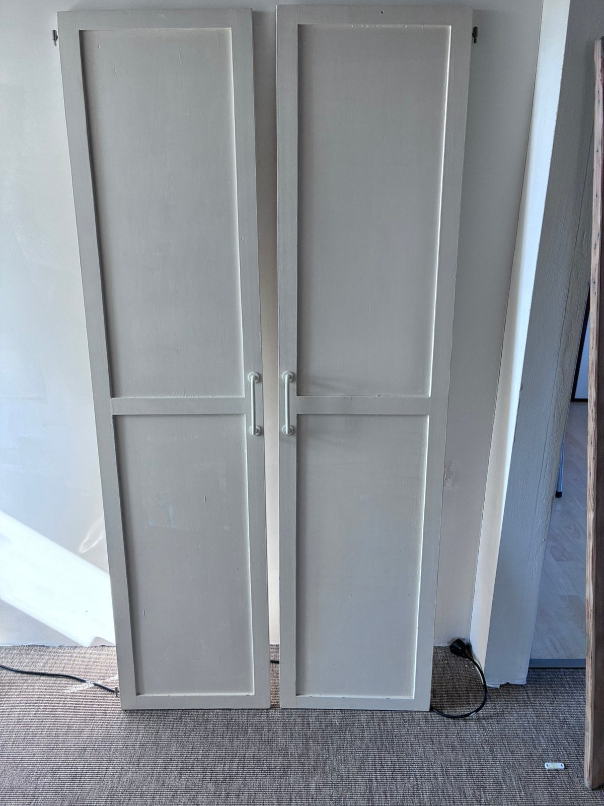 Kastdeurtjes, wit, 1.63 x 39 x 1.8, Ophalen, Gebruikt, 120 tot 170 cm, Minder dan 70 cm