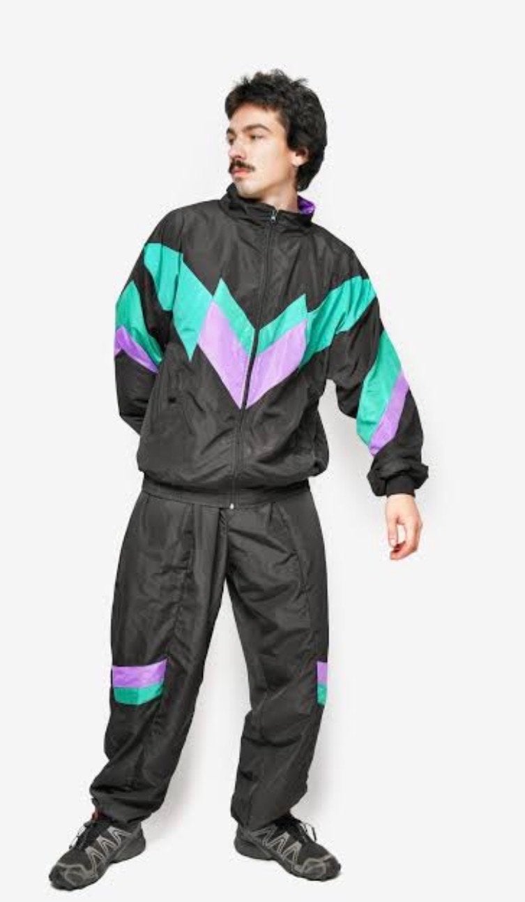 Jaren '80 90s fout Shell Trainingspak, Carnaval, Maat 48/50 (M), Nieuw, Ophalen of Verzenden