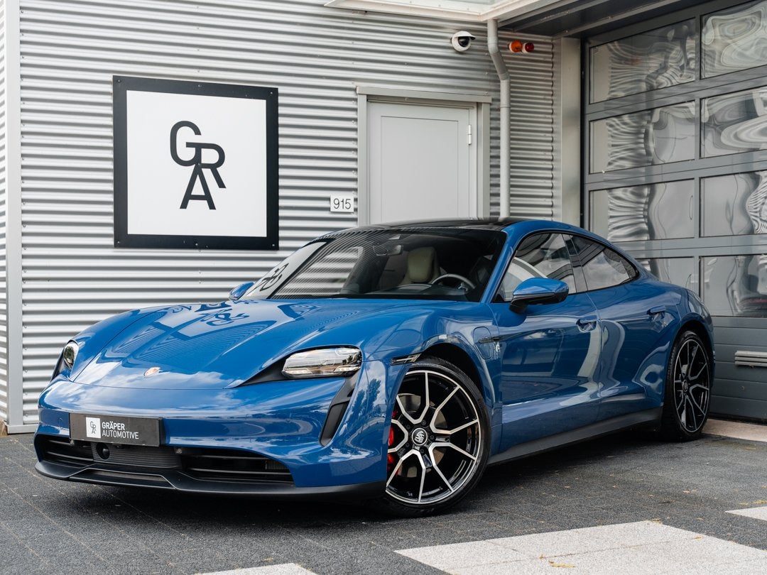 Porsche Taycan 4S Performance Boost 93 kWh | PANORAMA | SPOR, Gebruikt, Zwart, 468 km, Vierwielaandrijving