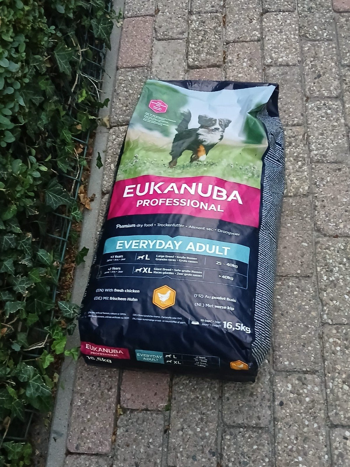 eukanuba 16.5 kg, Ophalen, Hond