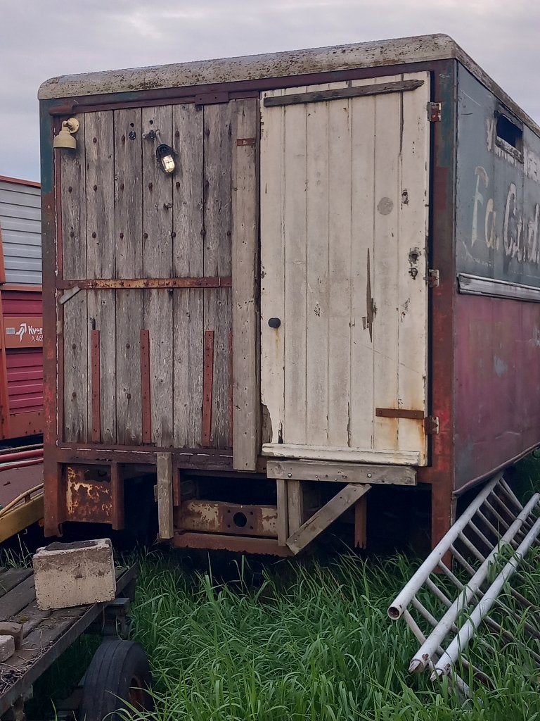 Veewagen, aluminium, of dierenschuilhok, Ophalen of Verzenden, Gebruikt