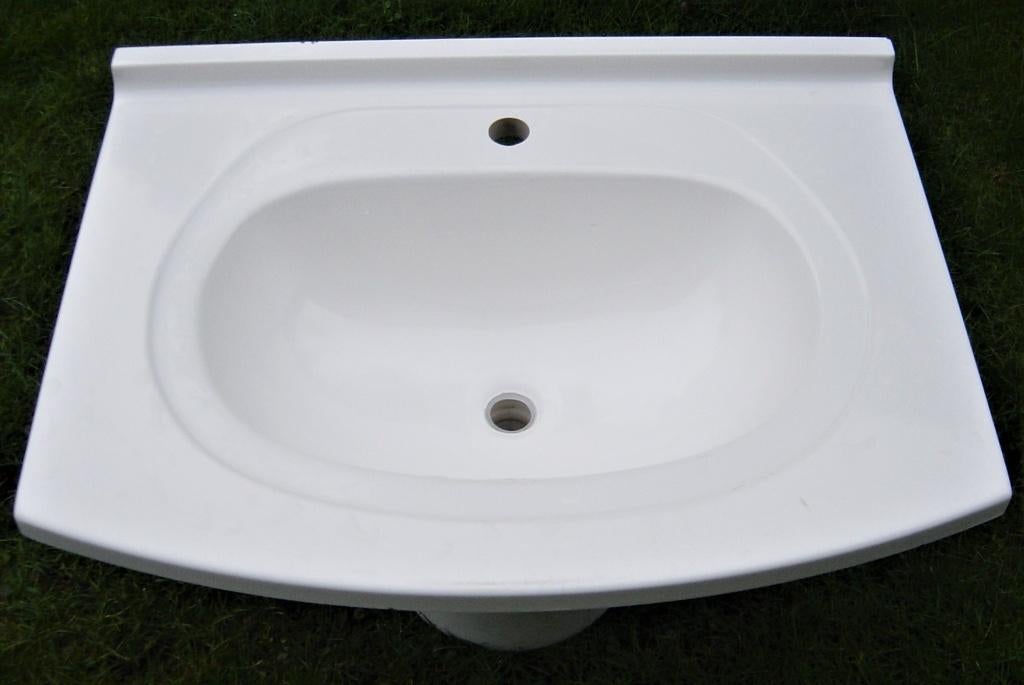Wastafel composiet ongebruikt, Doe-het-zelf en Verbouw, Sanitair, Zo goed als nieuw, Wastafel, Ophalen