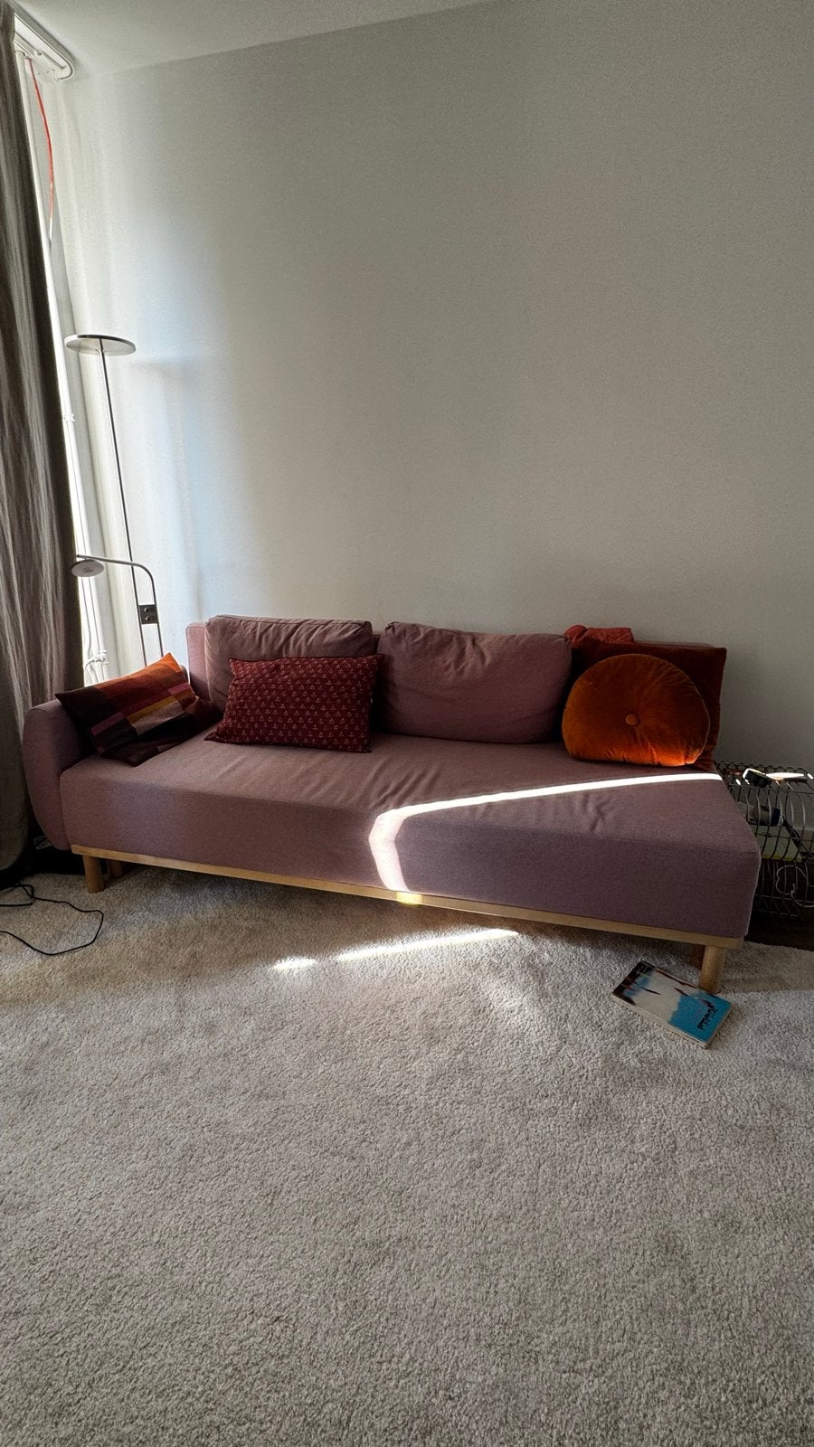 Gratis slaapbank - 5 maanden oud (armleuning defect), Ophalen, Gebruikt, Tweepersoons, 75 tot 100 cm