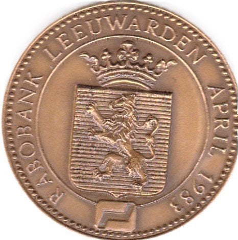 DE OUDE MUNT LEEUWARDEN, Postzegels en Munten, Penningen en Medailles, Ophalen of Verzenden, Overige materialen