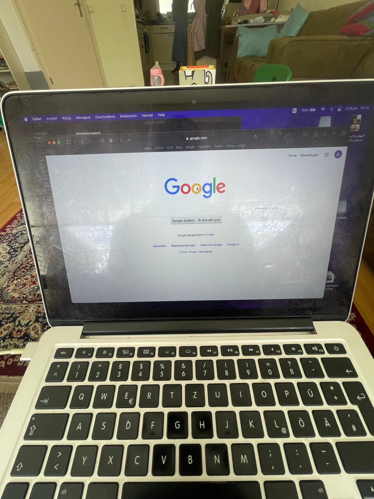 MacBook Pro (Retina, 13-inch, Early 2015) - Goede staat, MacBook Pro, Gebruikt, 2 tot 3 Ghz, Qwerty
