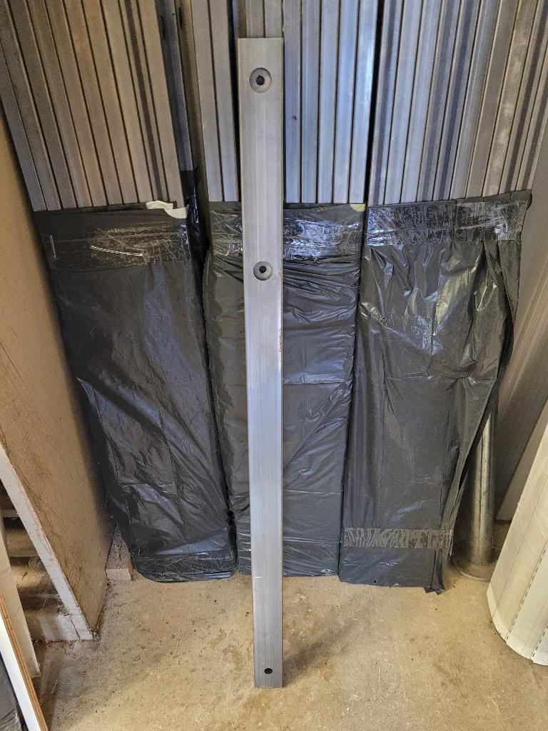 Kokerprofiel blank staal, 20x50x2 mm., Doe-het-zelf en Verbouw, Metalen, Ophalen, Nieuw, IJzer