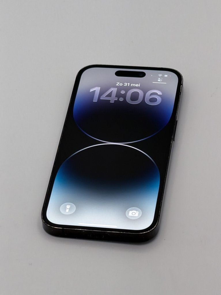 Erg Nette iPhone 14 Pro Black 128GB, 100% batterijconditie!, Telecommunicatie, Mobiele telefoons | Apple iPhone, Apple, ., Zwart