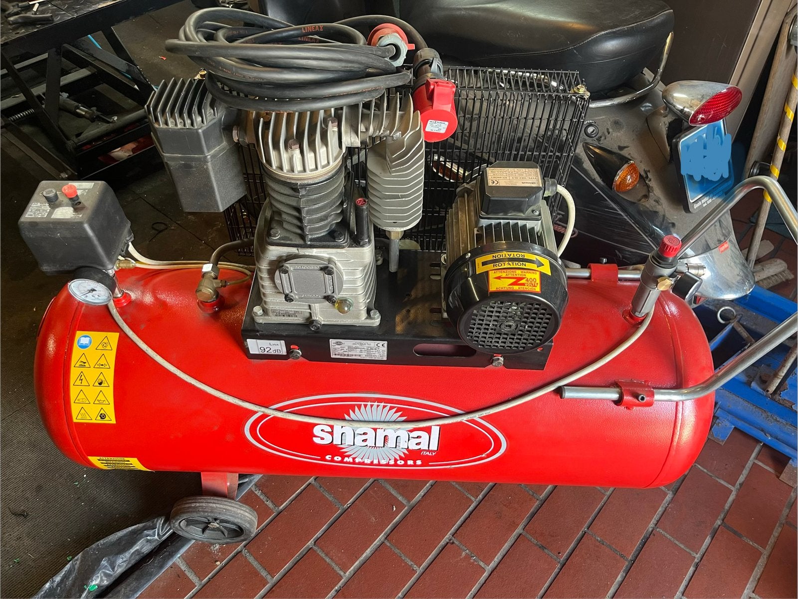 TE KOOP!!! Shamal compressor 380V 10bar, Ophalen, Gebruikt, Mobiel, 10 bar of meer