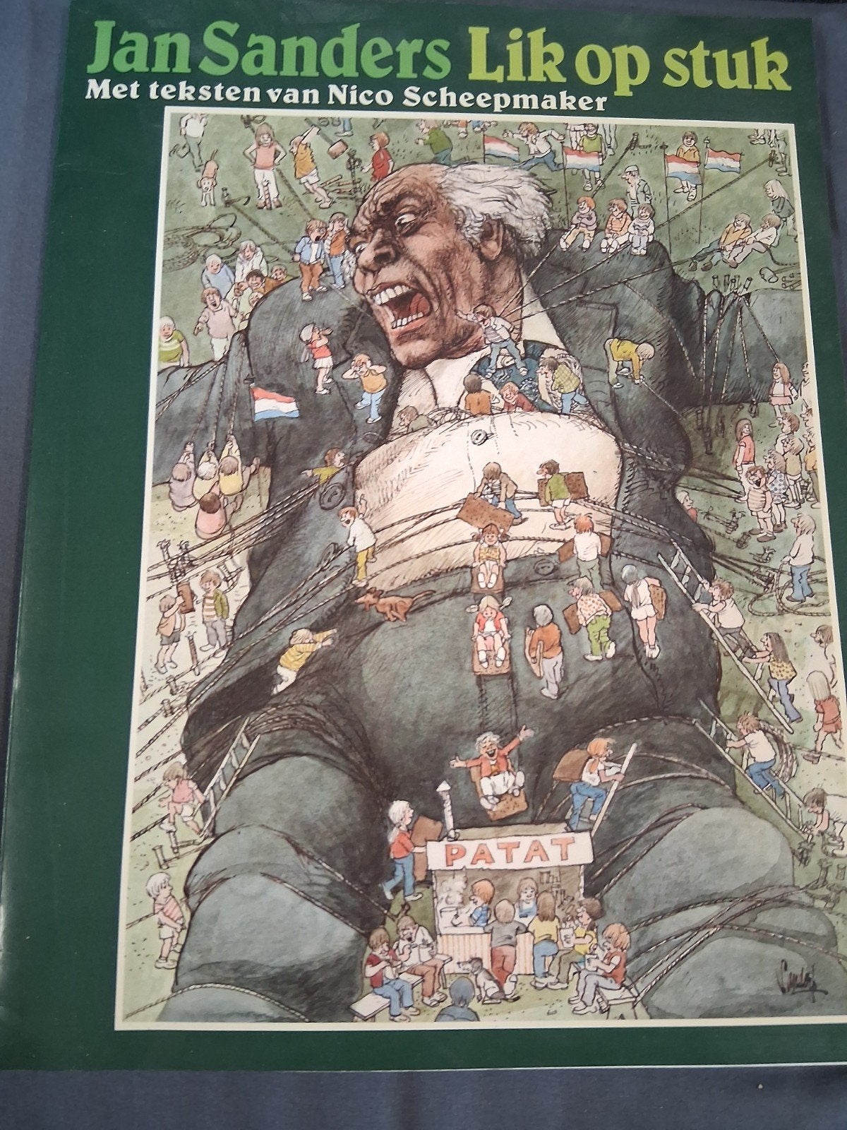Jan Sanders Lik op stuk - Met teksten van Nico Scheepmaker, Boeken, Ophalen of Verzenden, Gelezen, Jan Sanders, Nico Scheepmaker