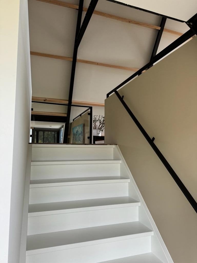 Stalen Trapleuning op maat Zwart, Brons Gepoedercoat op Maat, Doe-het-zelf en Verbouw, Ladders en Trappen, W riphagen, Trap, 7397nv