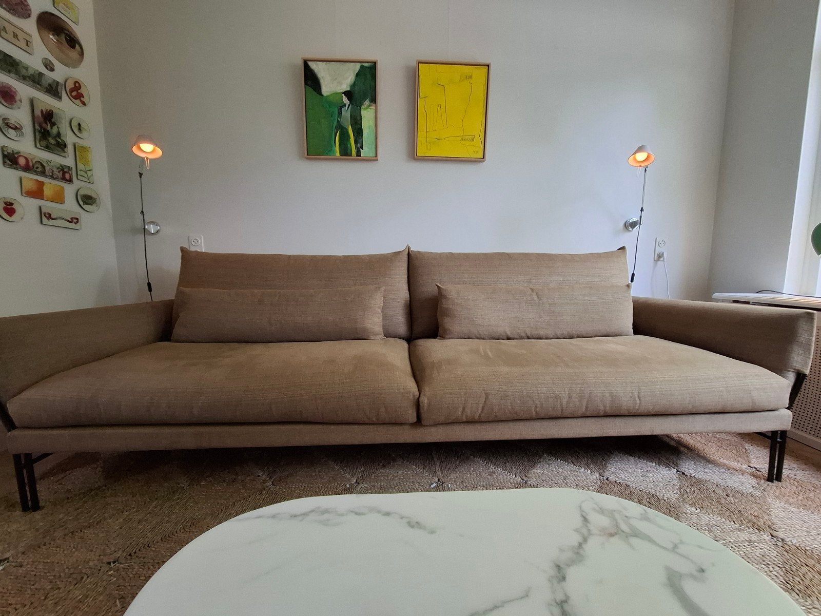 Moderne 3-zitsbank 'Majestic' van Carmenes, Gebruikt, Driepersoons, Ophalen of Verzenden, Modern, minimalistisch