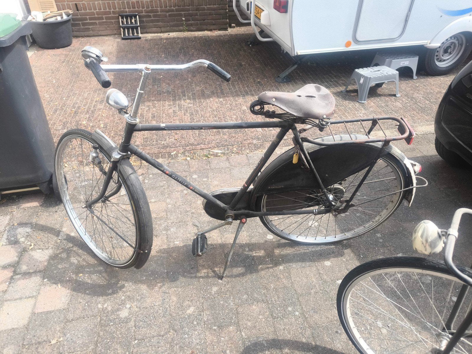 Antieke Gazelle Populair fiets met authentiek zadel, Fietsen en Brommers, Ophalen, Gebruikt, Gazelle