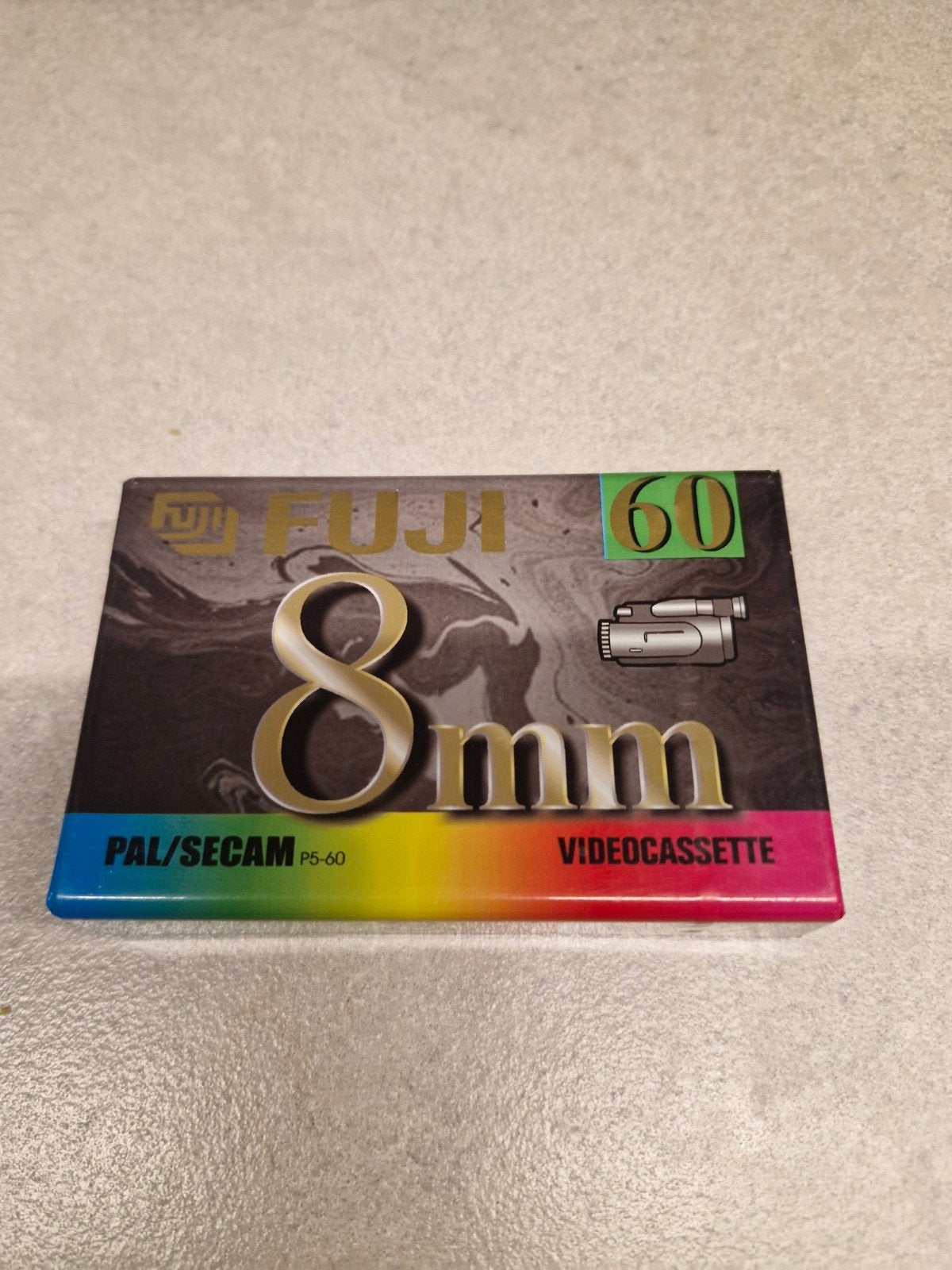 Fuji 8mm Videocassette P5-60 PAL/SECAM, Ophalen of Verzenden, Nieuw in verpakking, Video 8