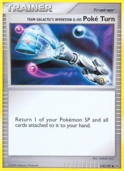 Poké Turn 118/127 - Platinum - Reverse - PO, Ophalen of Verzenden, Gebruikt, Losse kaart