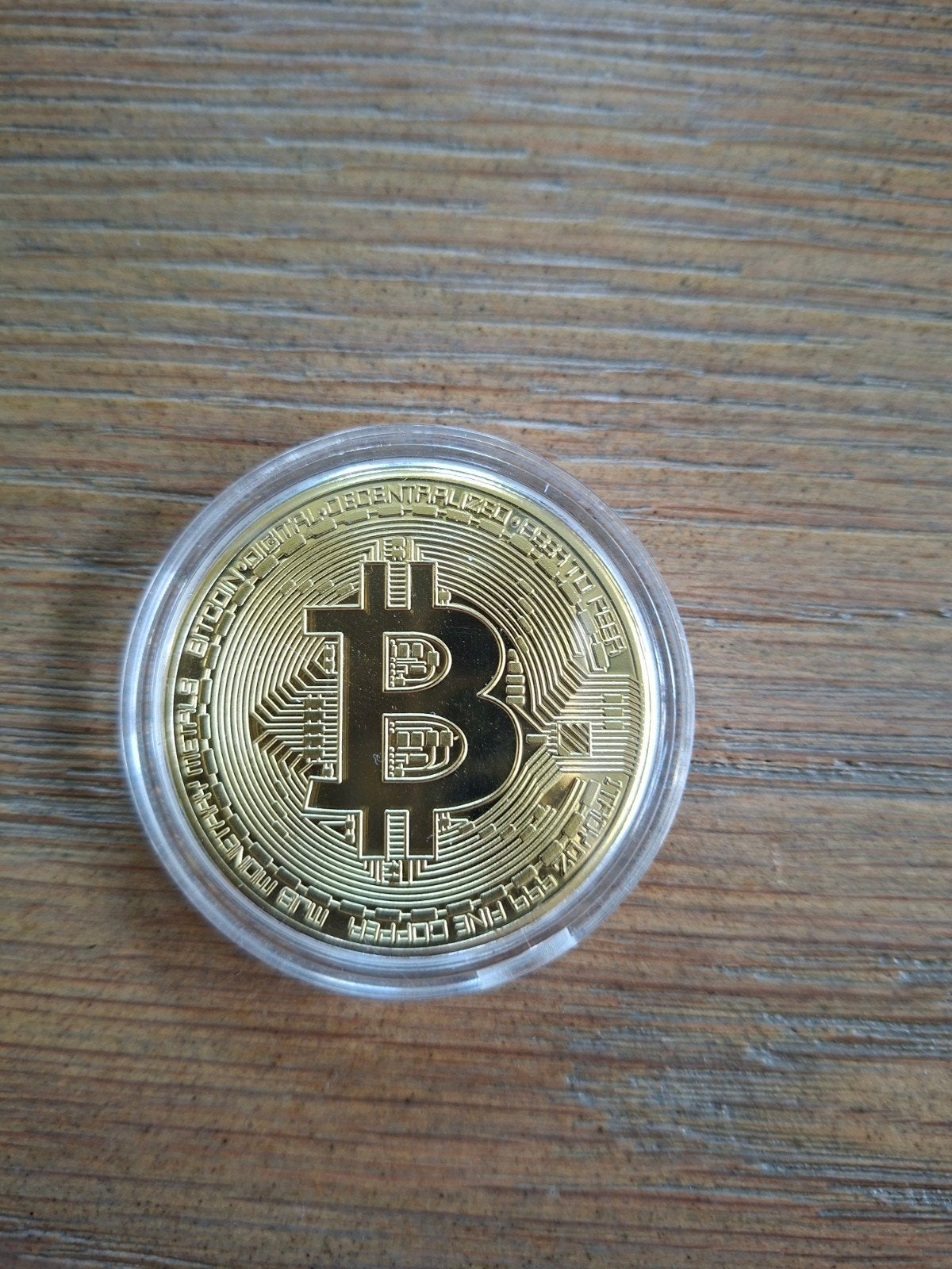 Leuke Bitcoin munt - iets aparts voor de verzamelaar, Postzegels en Munten, Penningen en Medailles, Ophalen of Verzenden