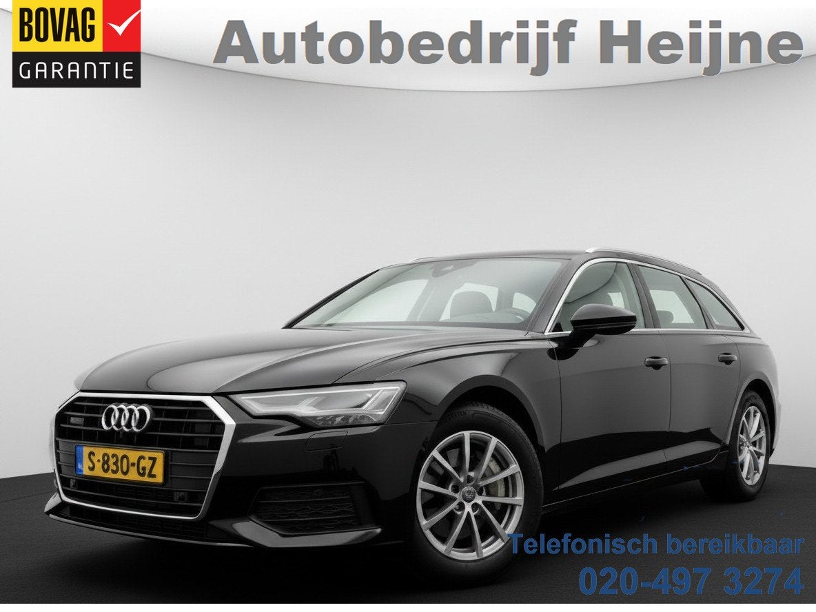 Audi A6 Avant 45 TFSI 245PK PRO-LINE BUSINESS VIRTUAL/PDC/NA, 12 maanden, Gebruikt, 4 cilinders, Zwart