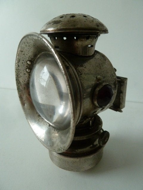 antieke fietslamp ROB ROY rijwiel oldtimer antieke fiets, Ophalen of Verzenden, Overig, Voorlicht