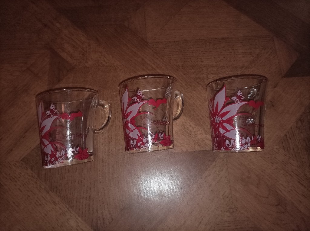 DE Senseo glazen Studio Tord Boontje 3stuks, Glas of Glazen, Ophalen of Verzenden, Overige stijlen, Glas