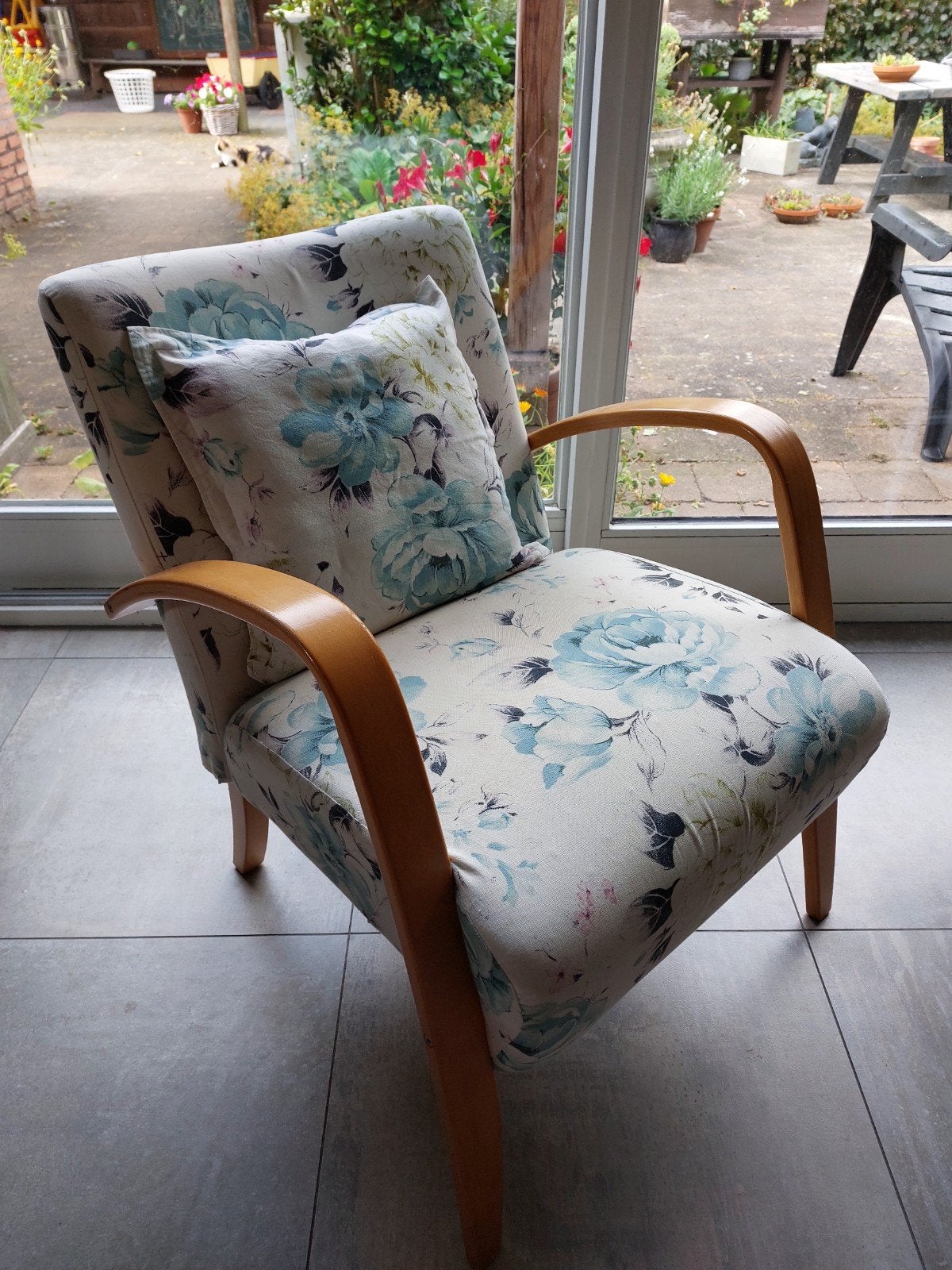 Kamerstoel, retro fauteuil ikea, Ophalen, Gebruikt, 75 tot 100 cm, 50 tot 75 cm