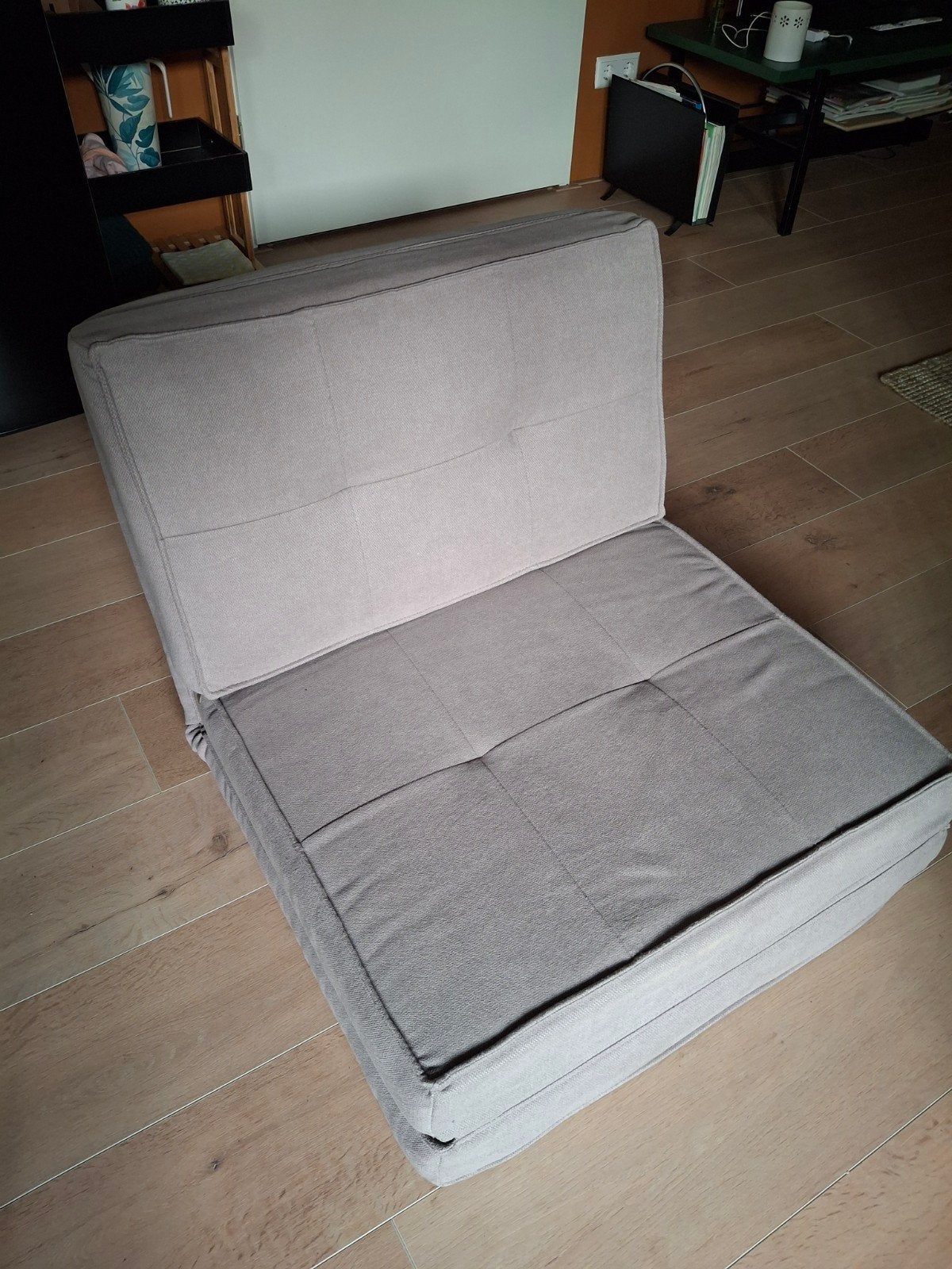 Uitklapbare slaapstoel - 210x70 cm, Ophalen, Gebruikt, 210 cm, Eenpersoons