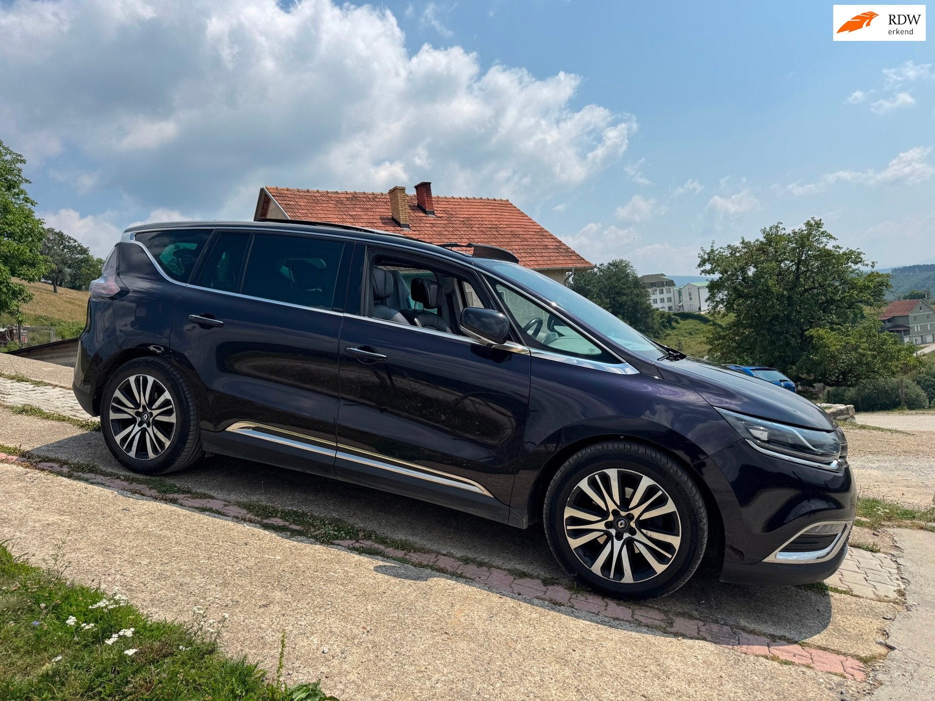 Renault Espace 1.6 dCi Initiale Paris 7p Automaat- panorama, Auto's, Renault, Parkeersensor, Gebruikt, Euro 6, 4 cilinders