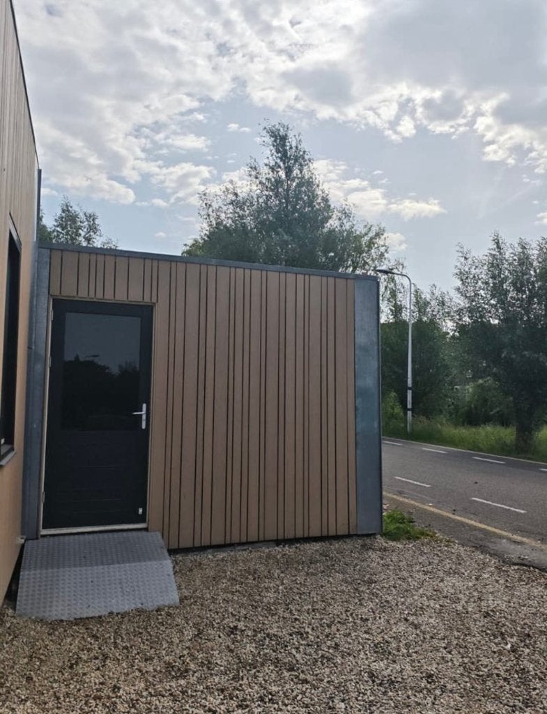 Verplaatsbare Geïsoleerde Unit / Kantoorunit / Tiny House, Ophalen, Gebruikt, 250 tot 500 cm, Schuur