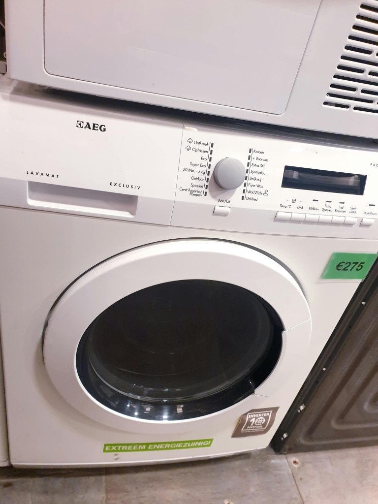aeg wasmachine 8kg inc 6 mnd garantie