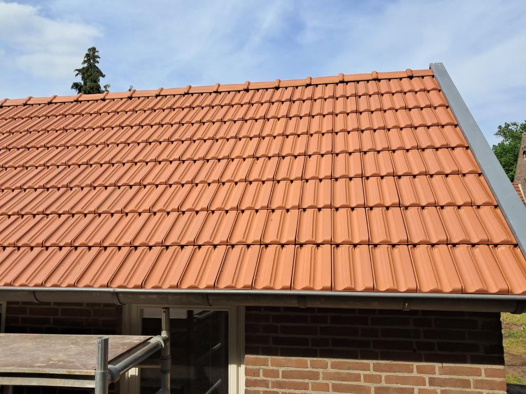 Mulden natuurrood rode pannen muldenpan nieuw 80 stuks, Ophalen, Steen of Klei, Nieuw, 15 m² of meer